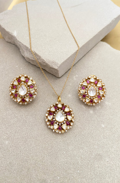 Ruby Pendant set