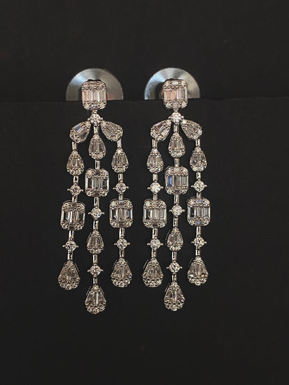Crystal Veil Earrings