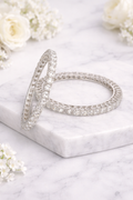 925 Silver- 50 Pointers Pair of Bangles