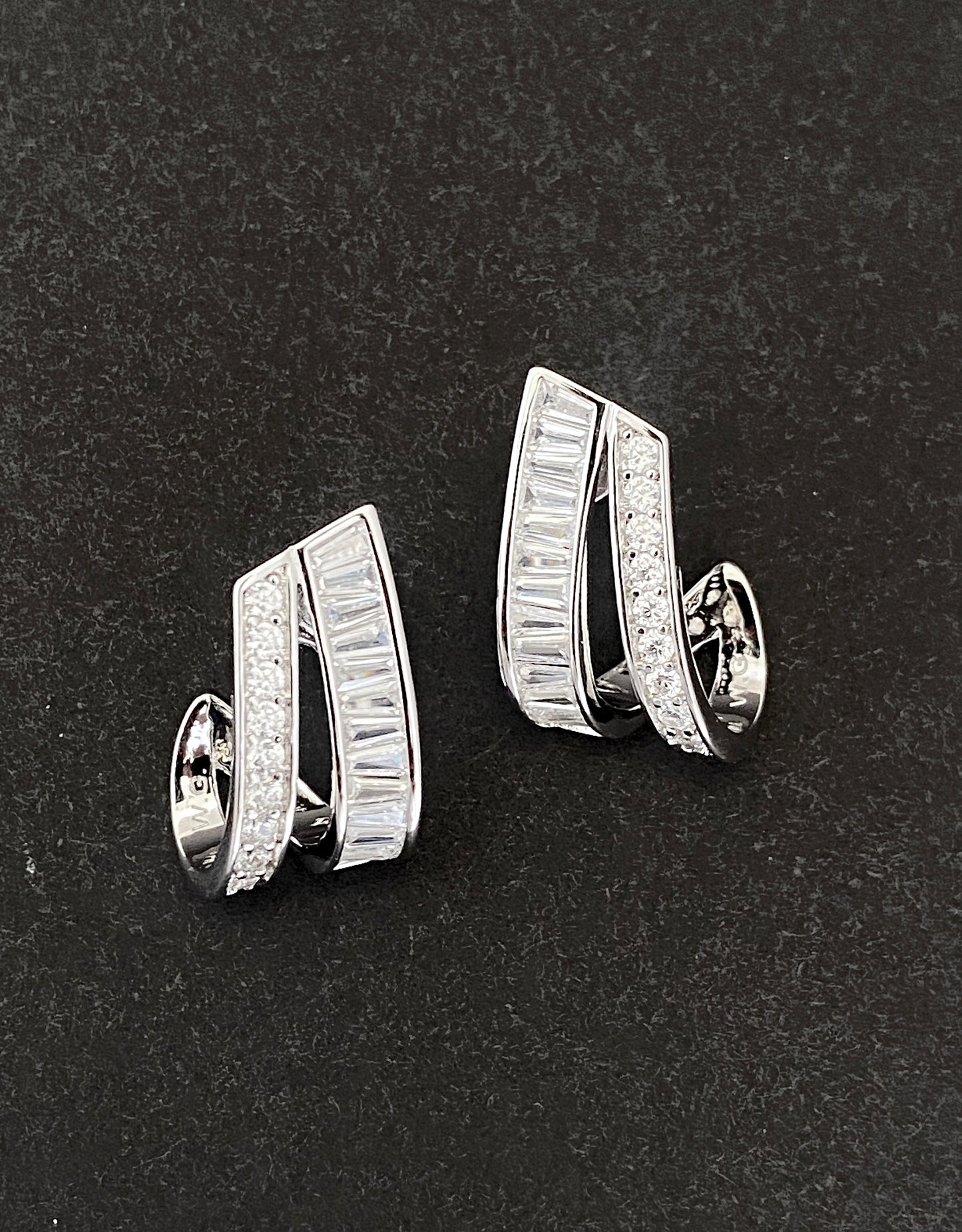Crystal Arc Studs