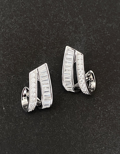 Crystal Arc Studs