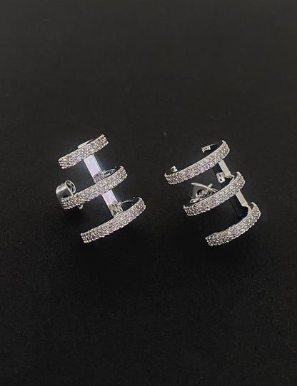 Celeste Cross Studs