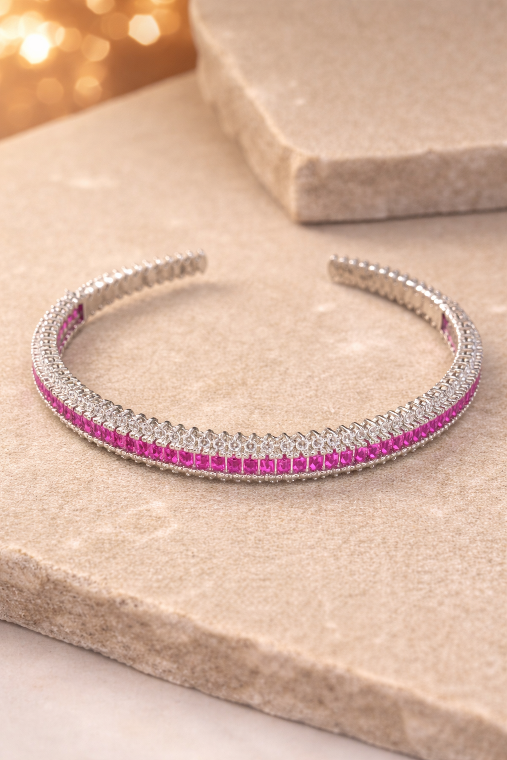 Baguettes bracelet cuff