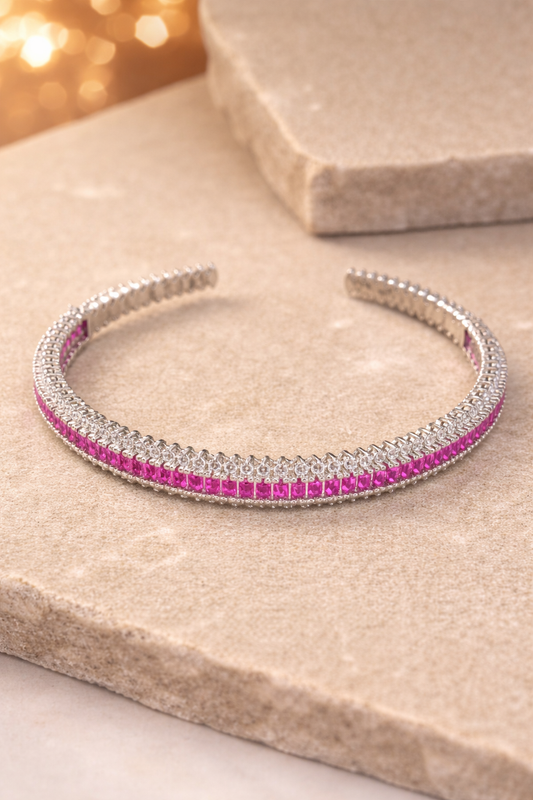 Baguettes bracelet cuff