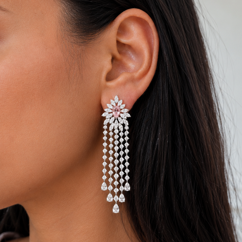 Diamond Rain Earrings