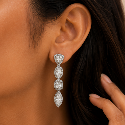 Diamond Drift Earrings