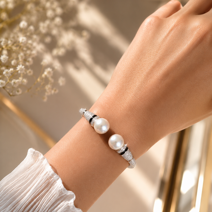 Luna Pearl Bracelet Cuff