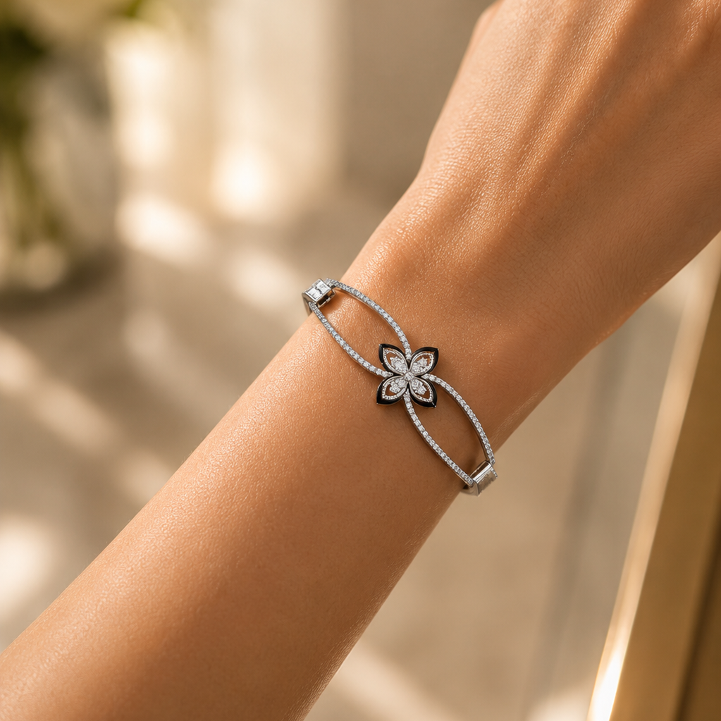 Floral Grace Cuff