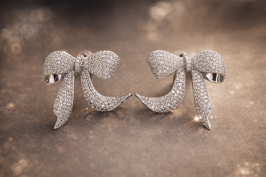 Ribbon Swirl Studs