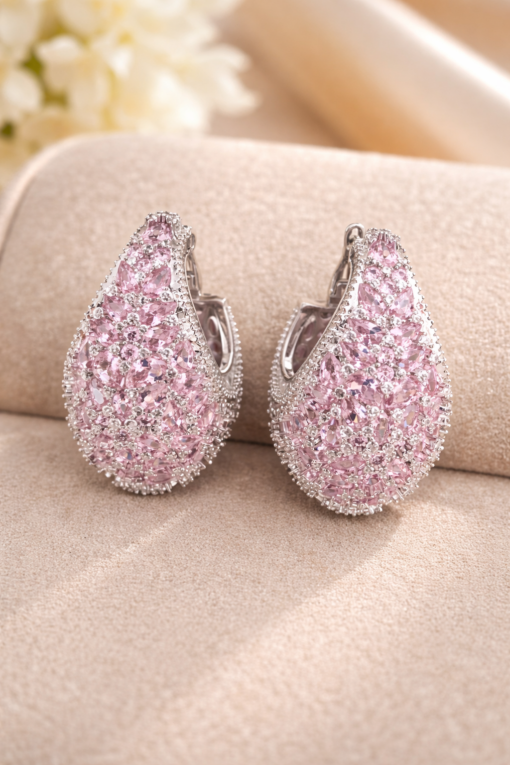 Blush Bloom Studs