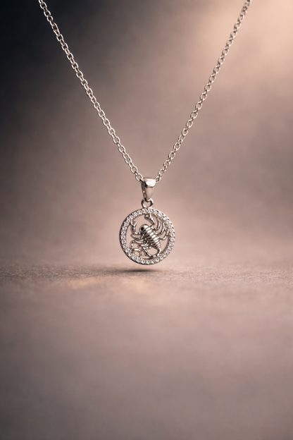 Zodiac pendant silver