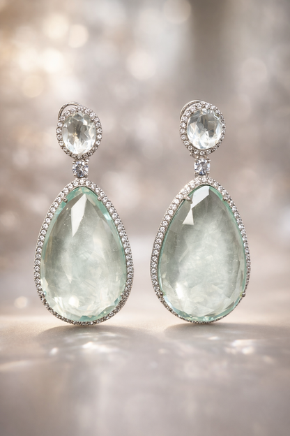 Oval Shaped Doublet Earrings