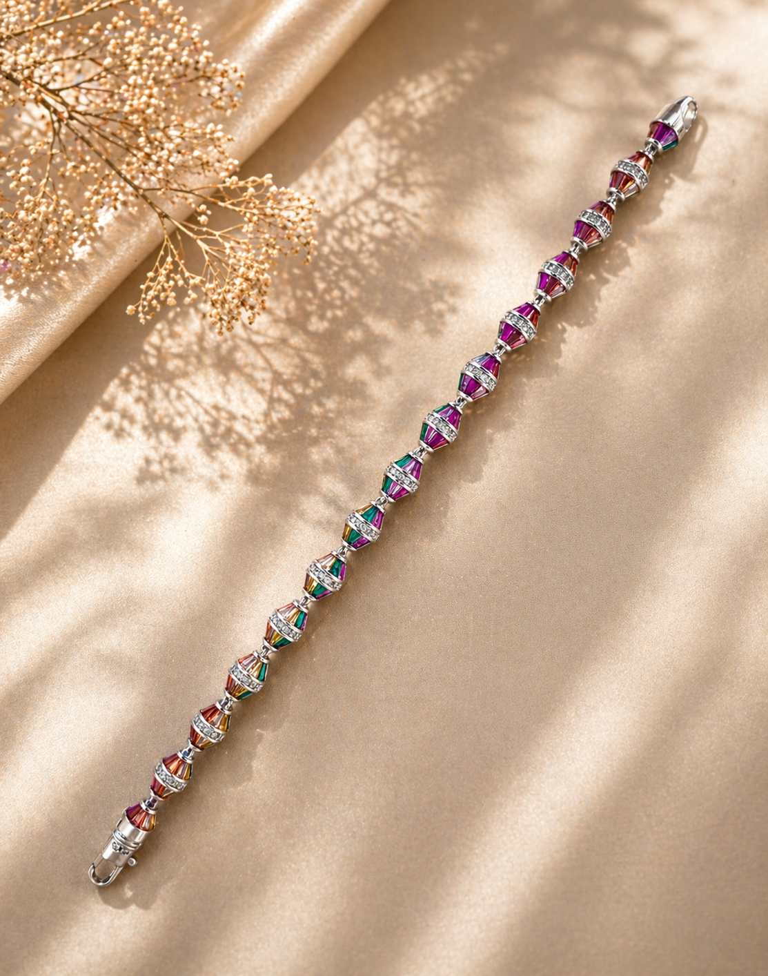 Mauve Path Bracelet