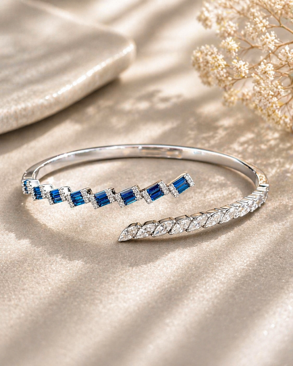 Curved Accent Bracelet Cuff