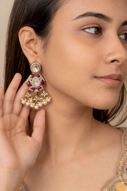 Victorian Ruby Earrings