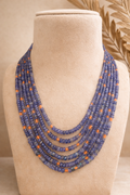Natural Tanzanite 8 Lines Mala