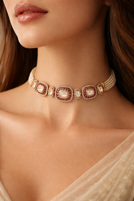 Rose Spark Choker Set