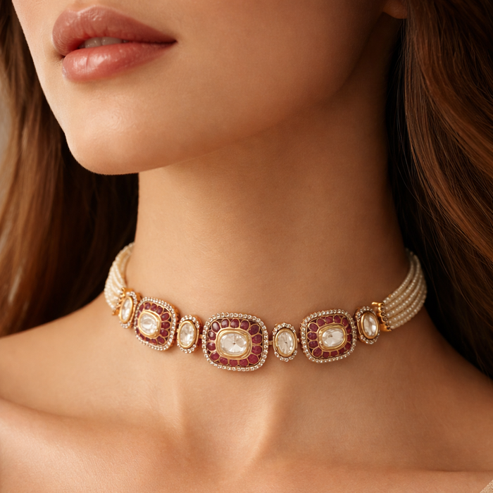 Rose Spark Choker Set