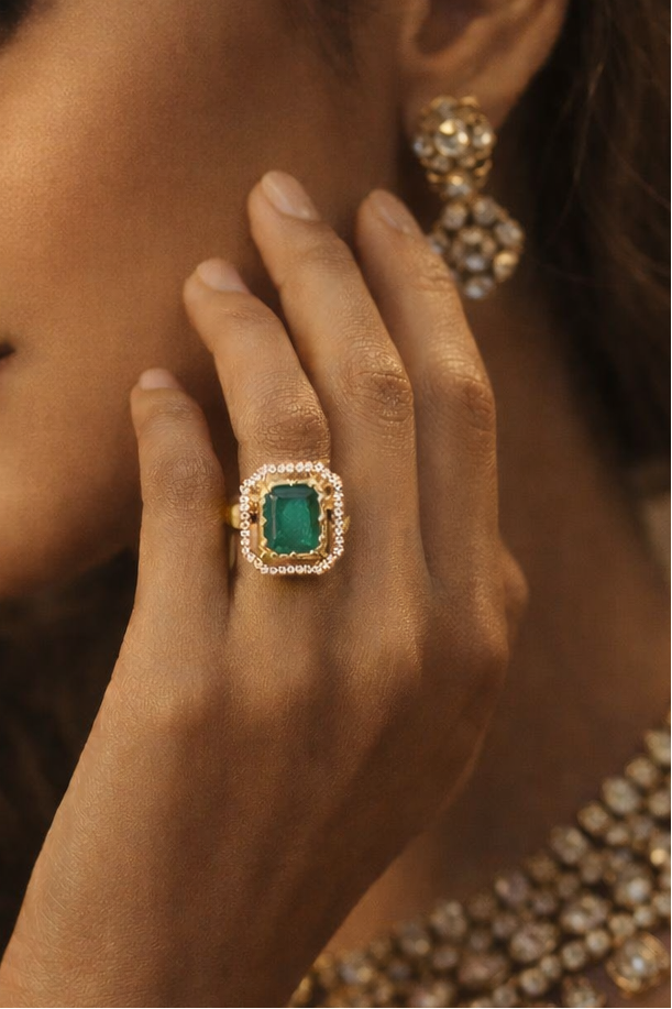 Emerald Grace Ring