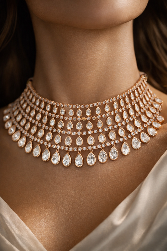 Classic Partywear Necklace Set