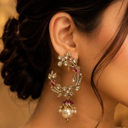 Moonvine Pearl Drop Earrings