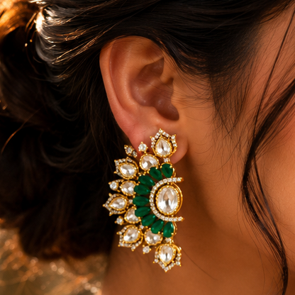Kundan Bloom Studs