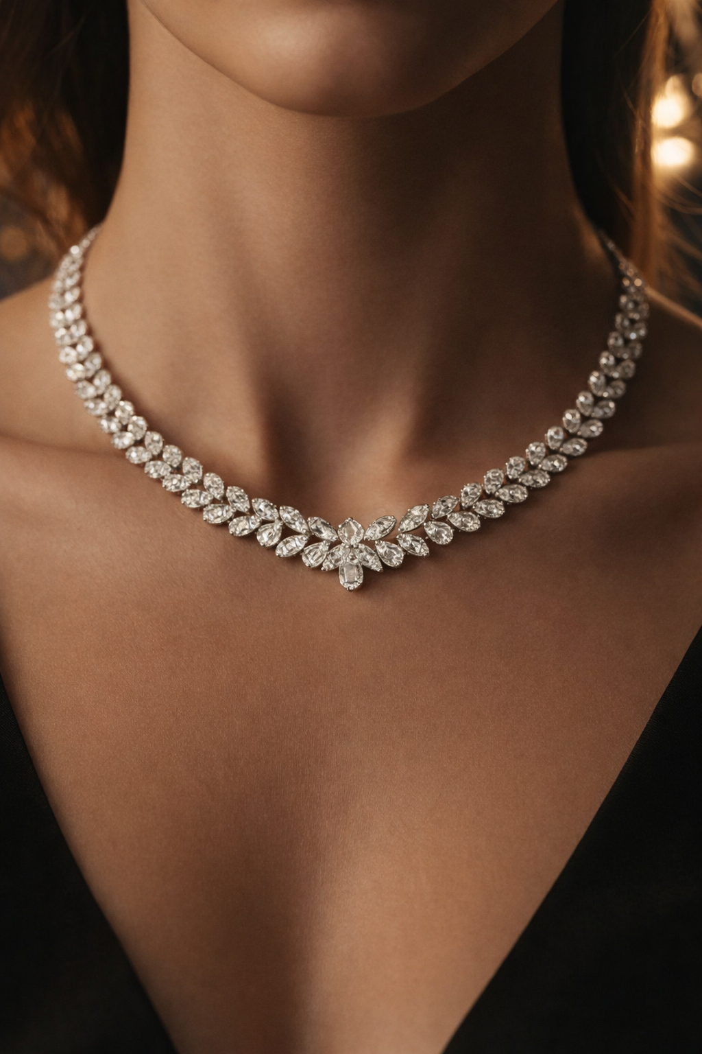 Refined Diamond Band Set