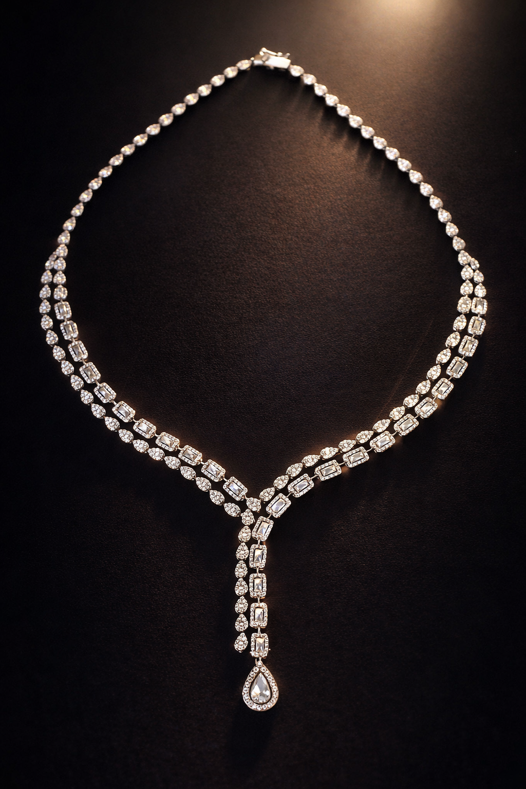 Drop Diamond Statement Set