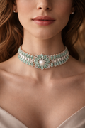 Aqua Bloom Choker Set