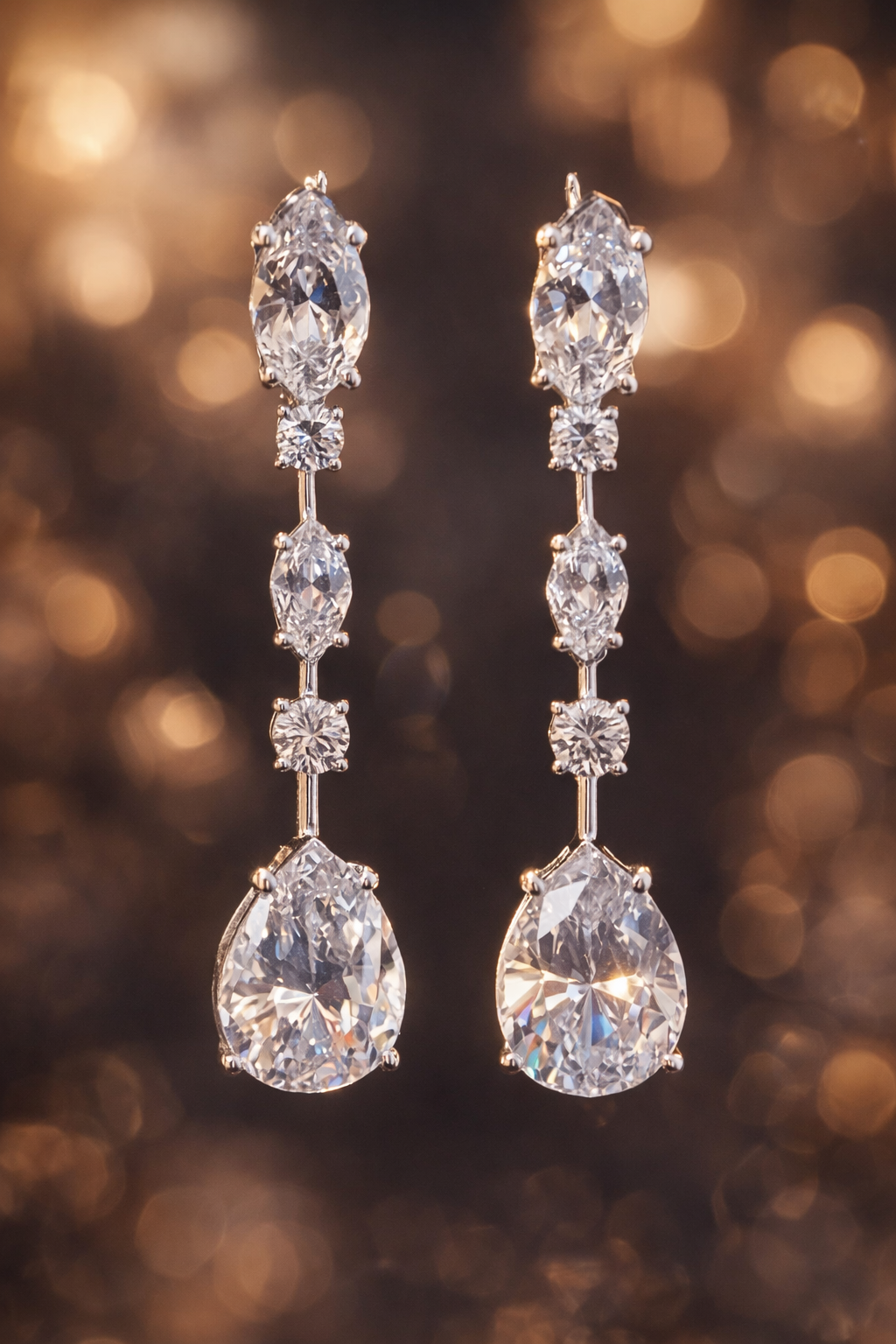 Linear Drop Earrings