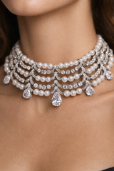 Royal Scalloped Choker Set
