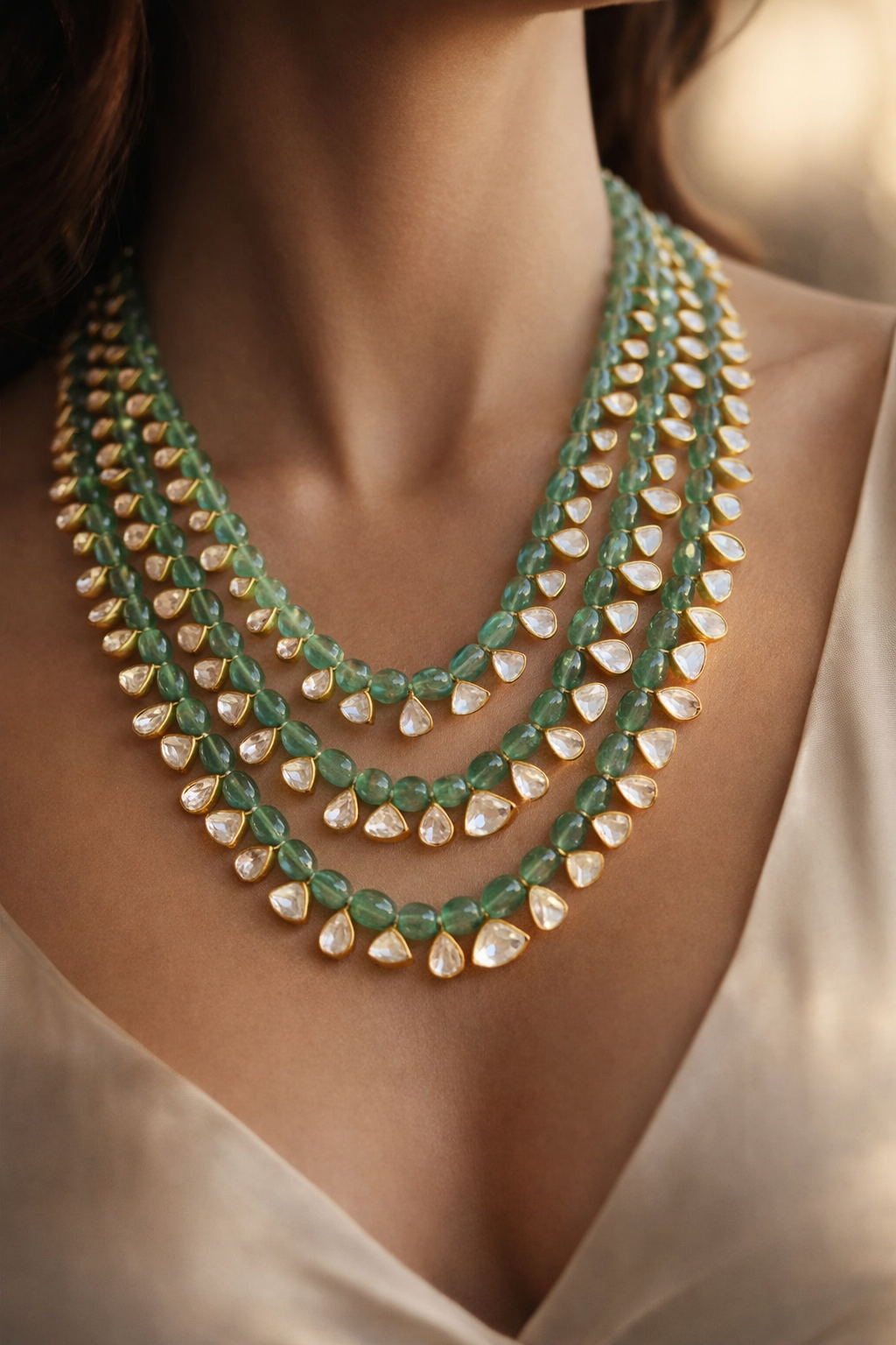 Verdant Grace Necklace Set