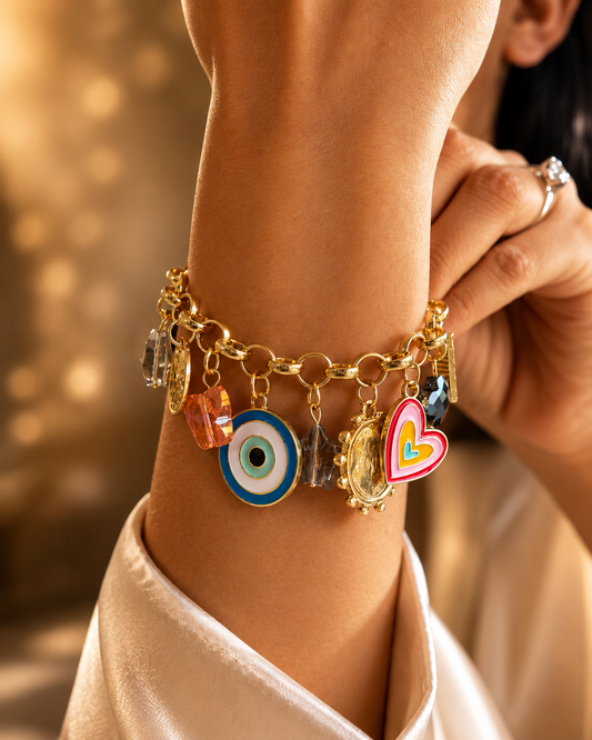 Vivid Fortune Charms Bracelet