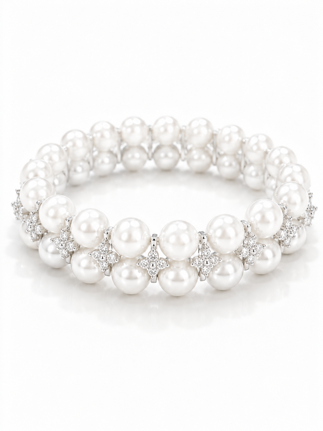 Taapsee Pannu in Dazzle Pearl Flex Bracelet