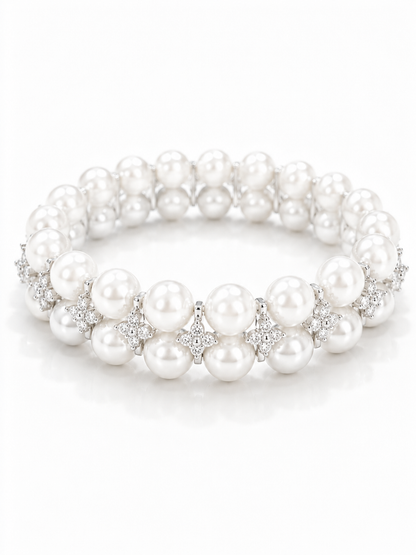 Taapsee Pannu in Dazzle Pearl Flex Bracelet