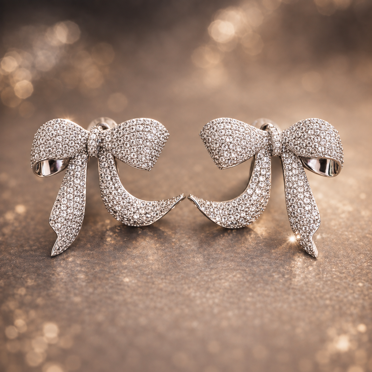 Ribbon Swirl Studs