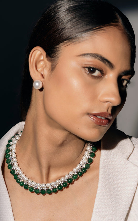 Vivid Jade Necklace Set