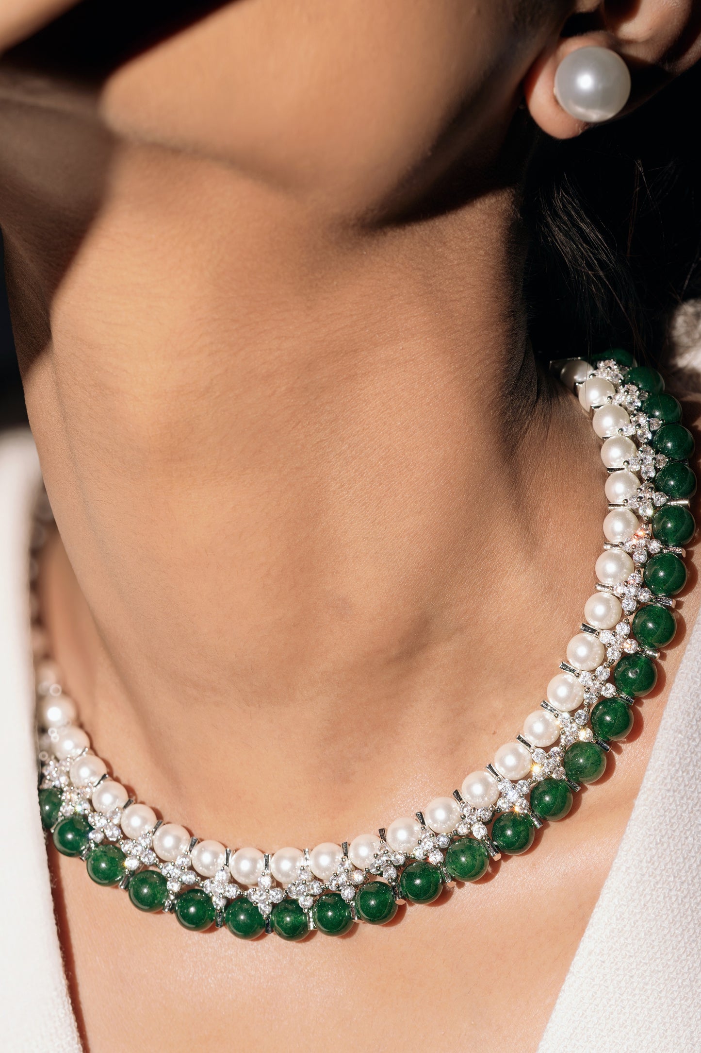Vivid Jade Necklace Set