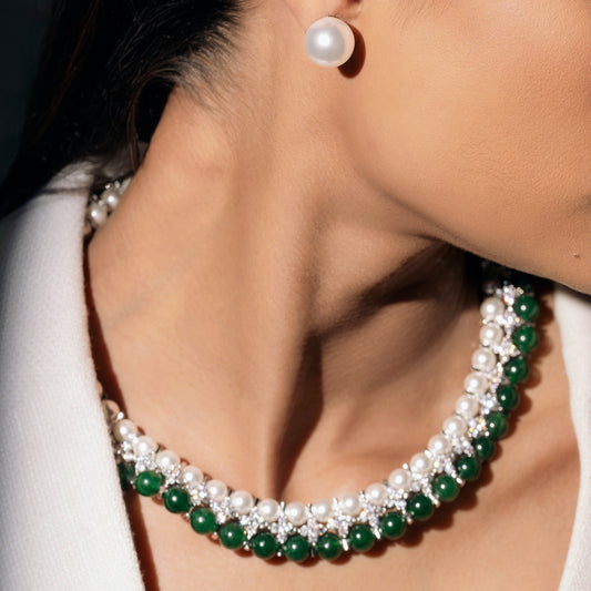 Vivid Jade Necklace Set