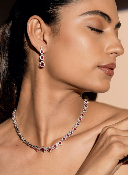 Rose Glow Necklace Set