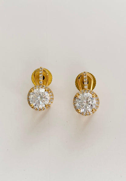 Solitaire Drops Studs