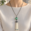 Jade Imperia Tassel Necklace