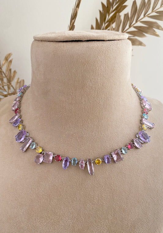 Opal Prism Necklace Set