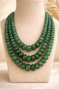 Natural Strawberry 3 Lines Mala