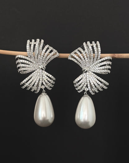 Malaika Arora in Winged Drop Earrings