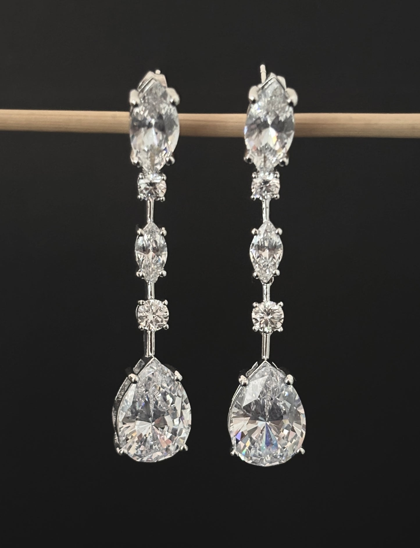 Linear Drop Earrings