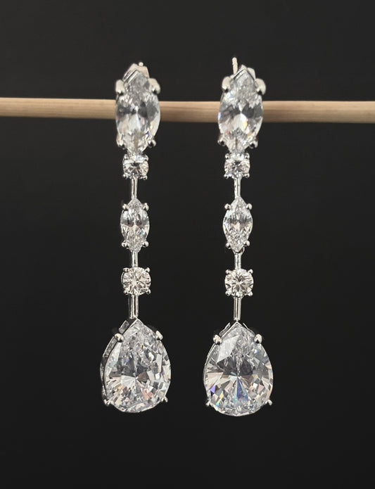 Linear Drop Earrings