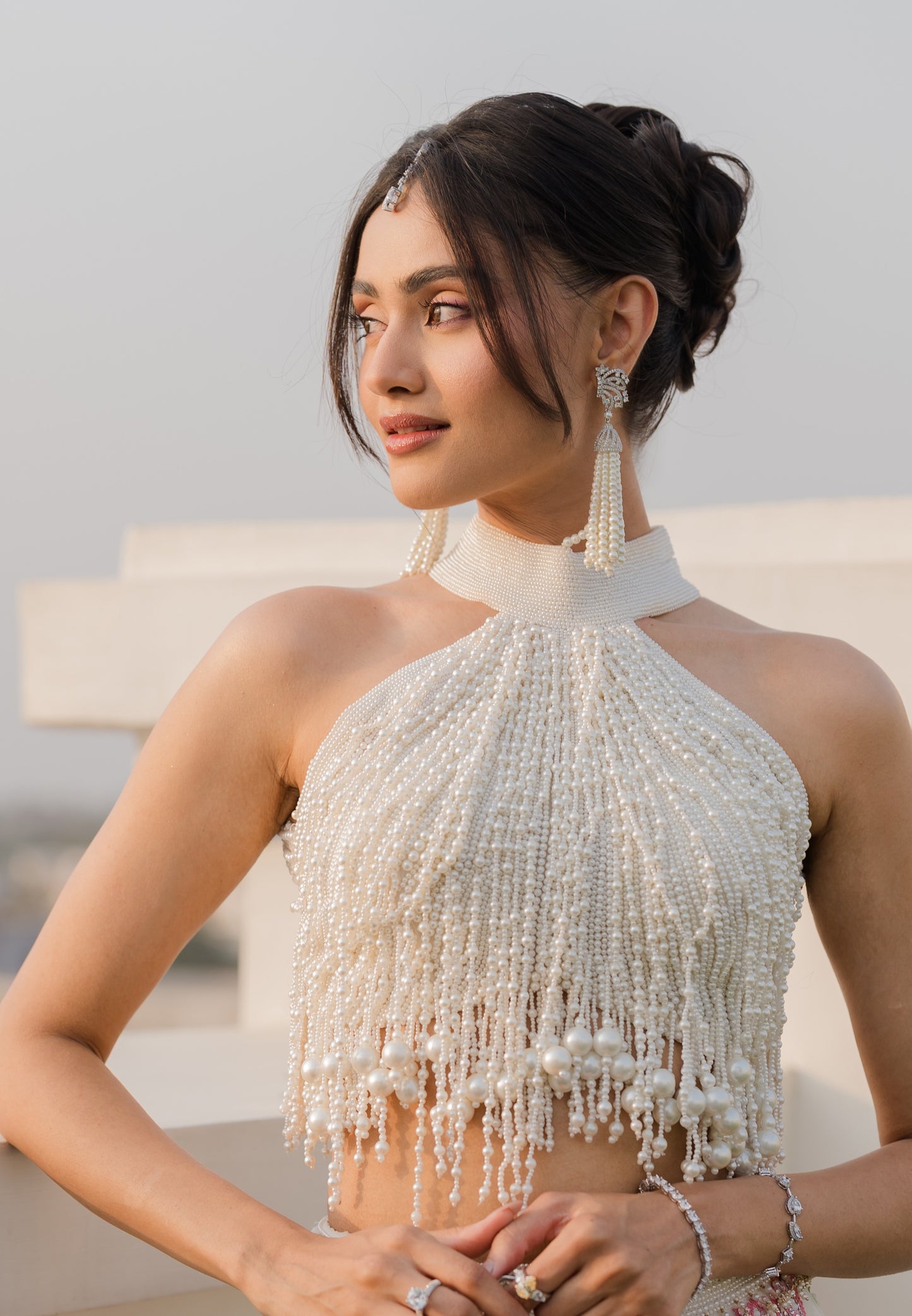 Pearl Wings Earrings