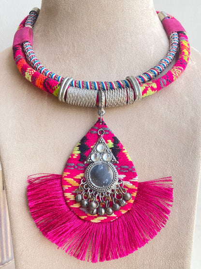 Raas Rang Hasdi Collar Necklace