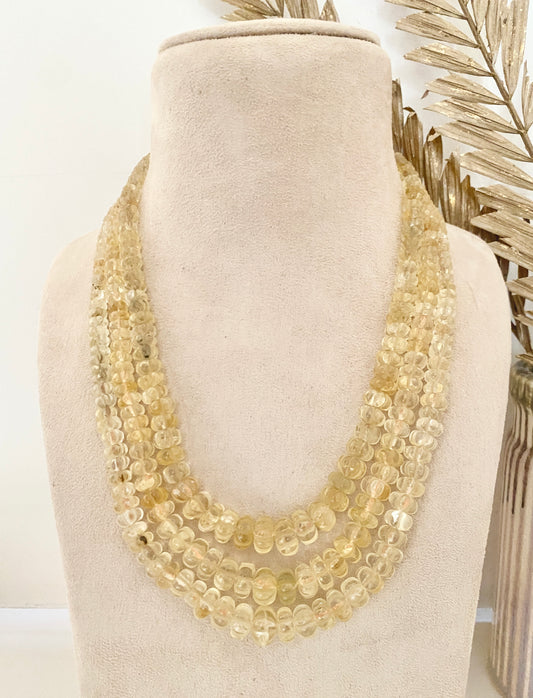 Natural Citrine 3 line